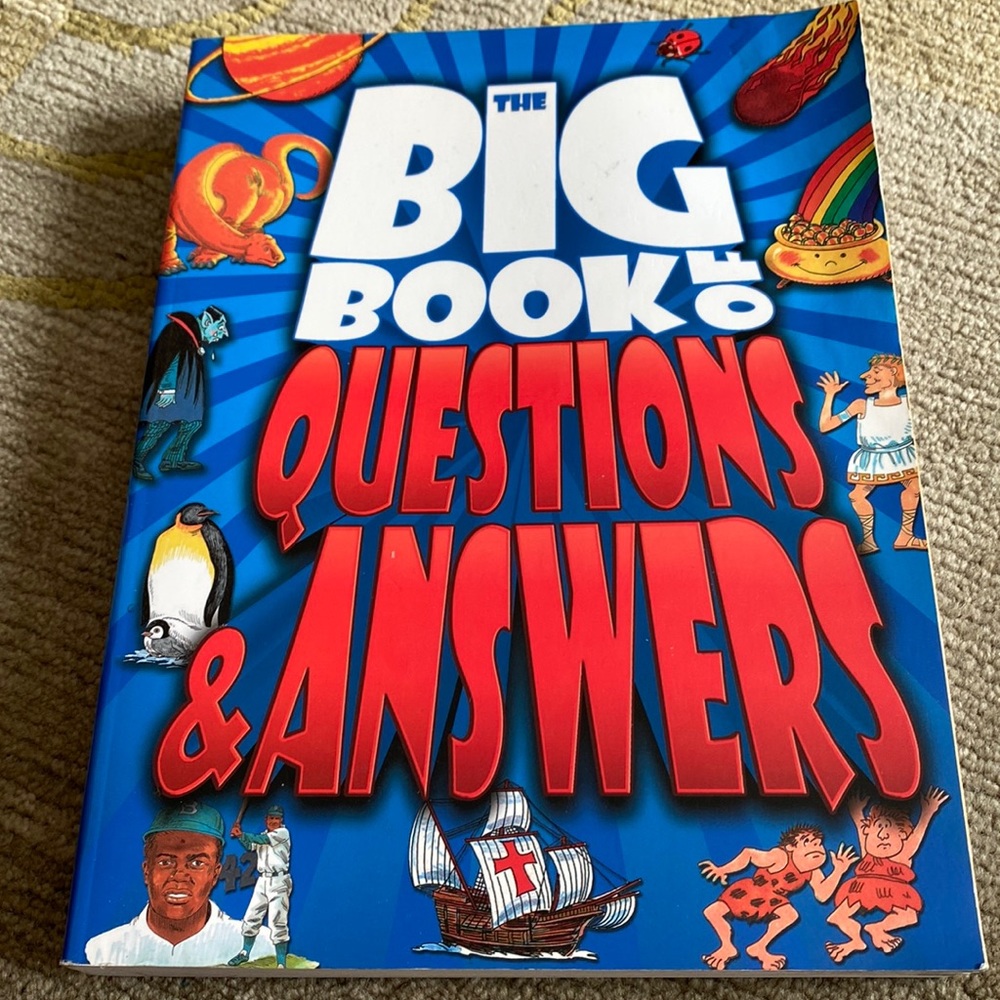 ~Kids Books~ The Big Book of Questions & Answers Soft Cover Book